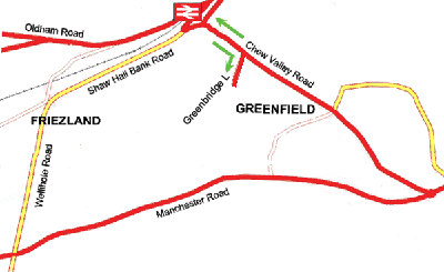 Greenfield one-way traffic